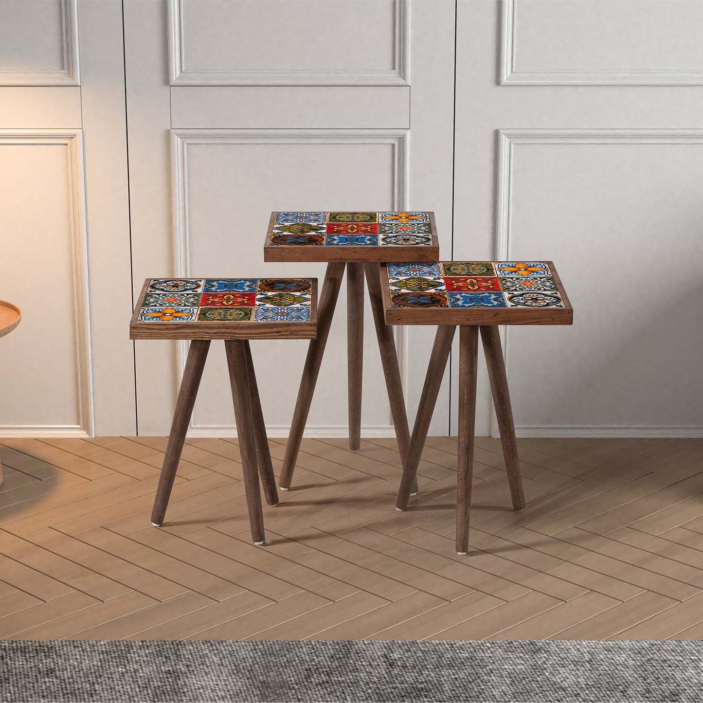 Anatolia Travertine 3 NESTING TABLE