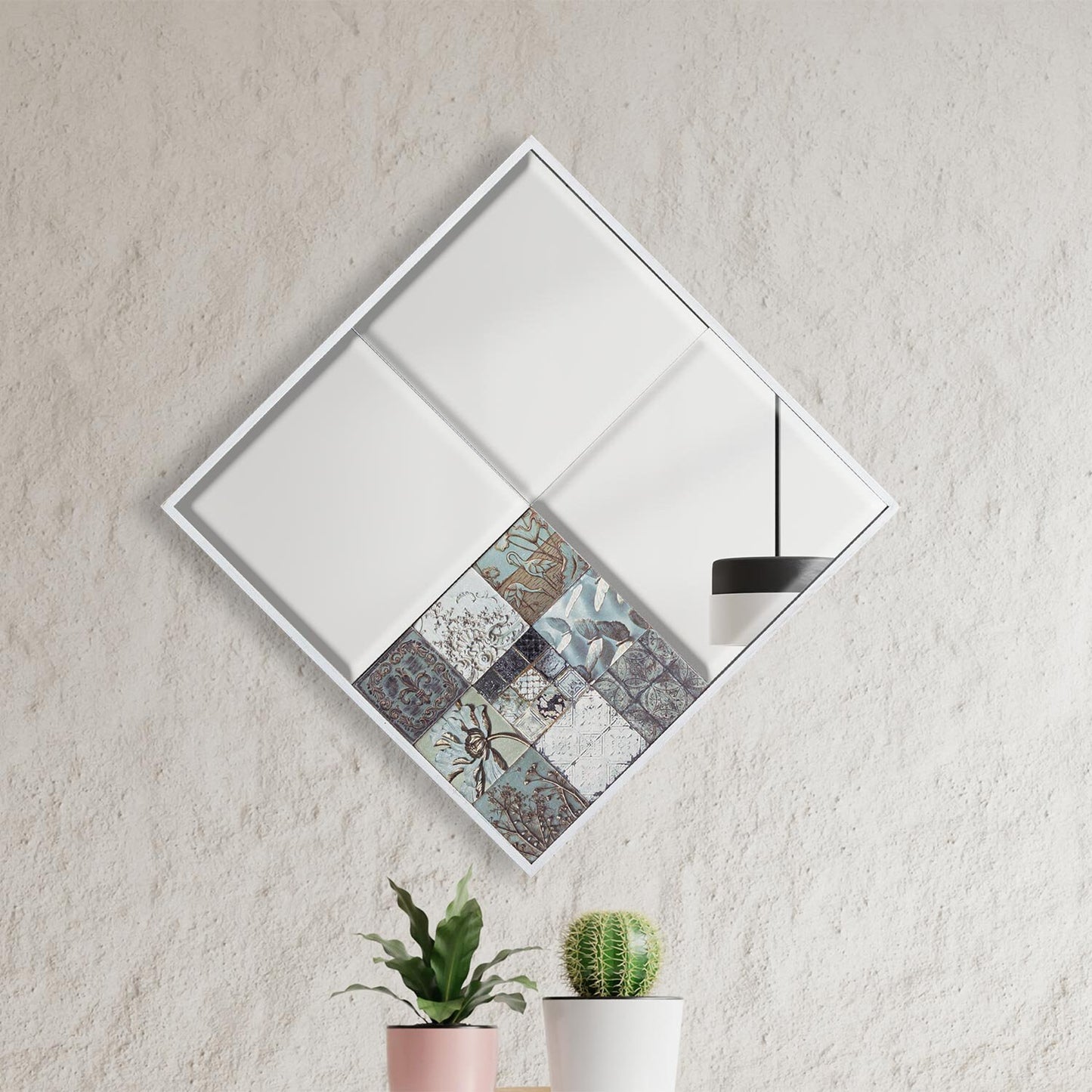 Ancient Natural Limestone Mirror