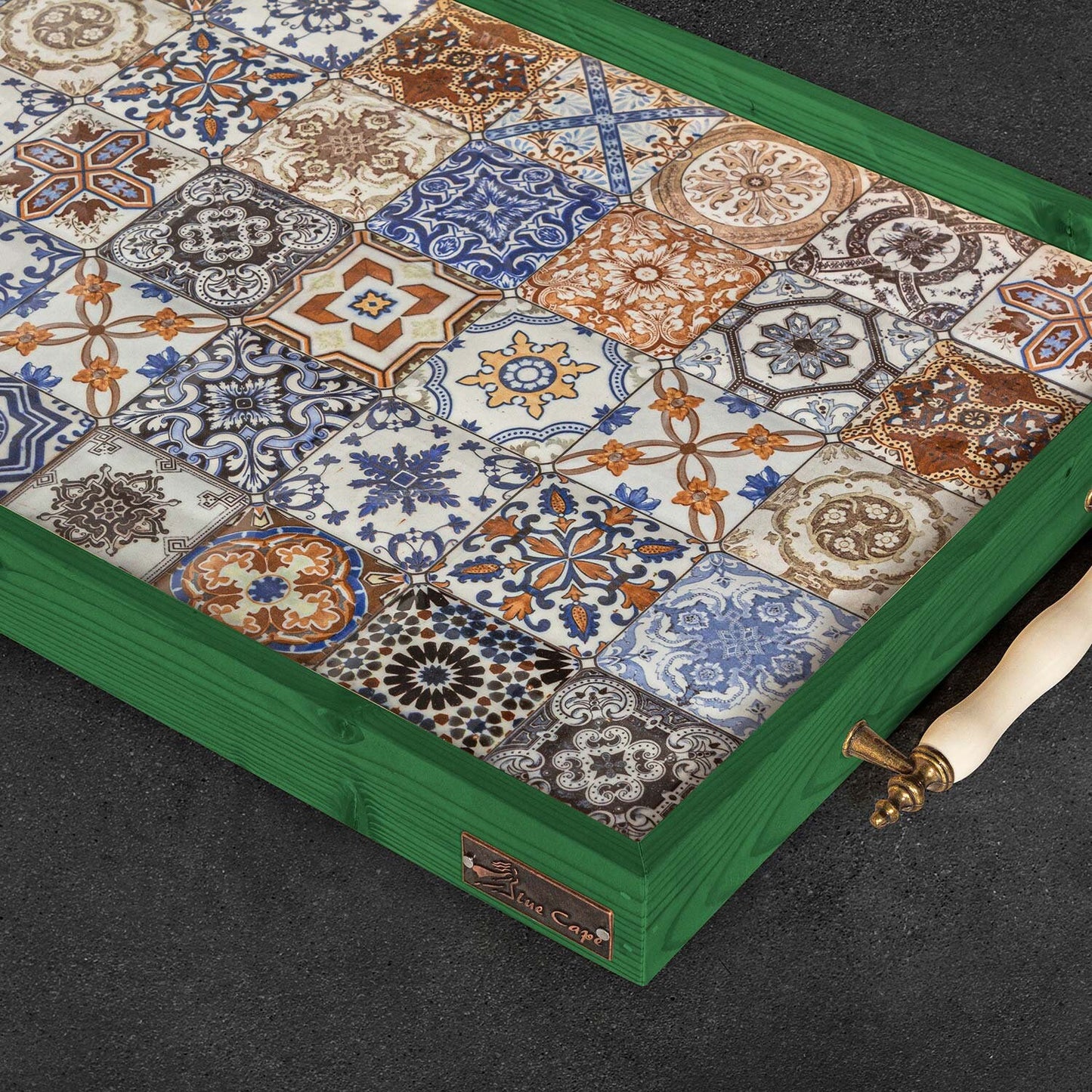 Ceramic Tray Green