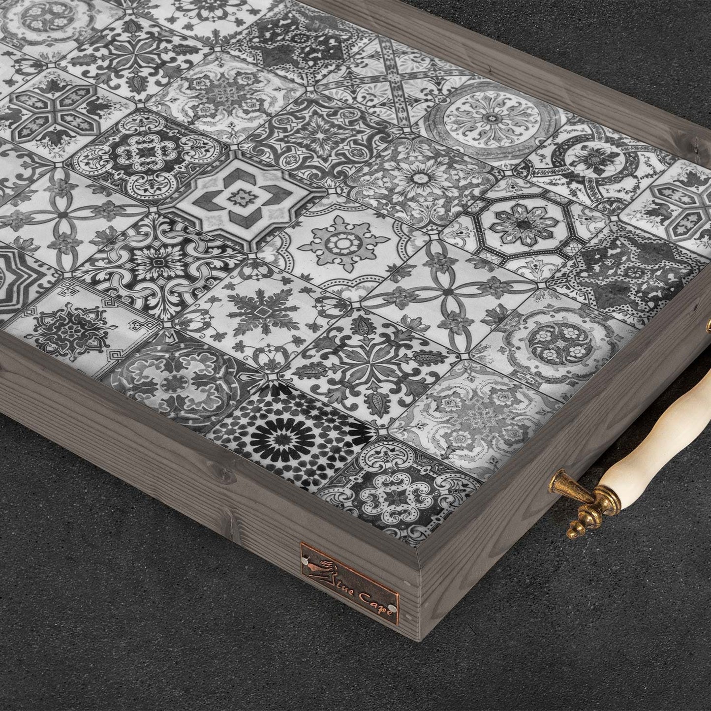 Ceramic Tray Ash Gray