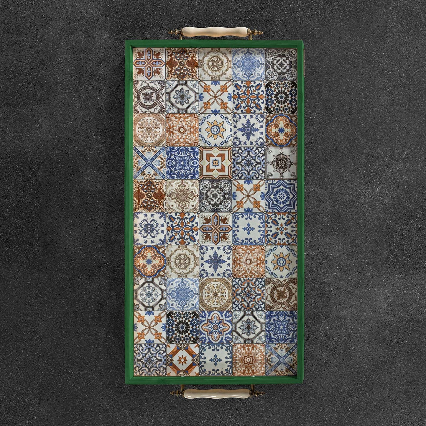 Ceramic Tray Green