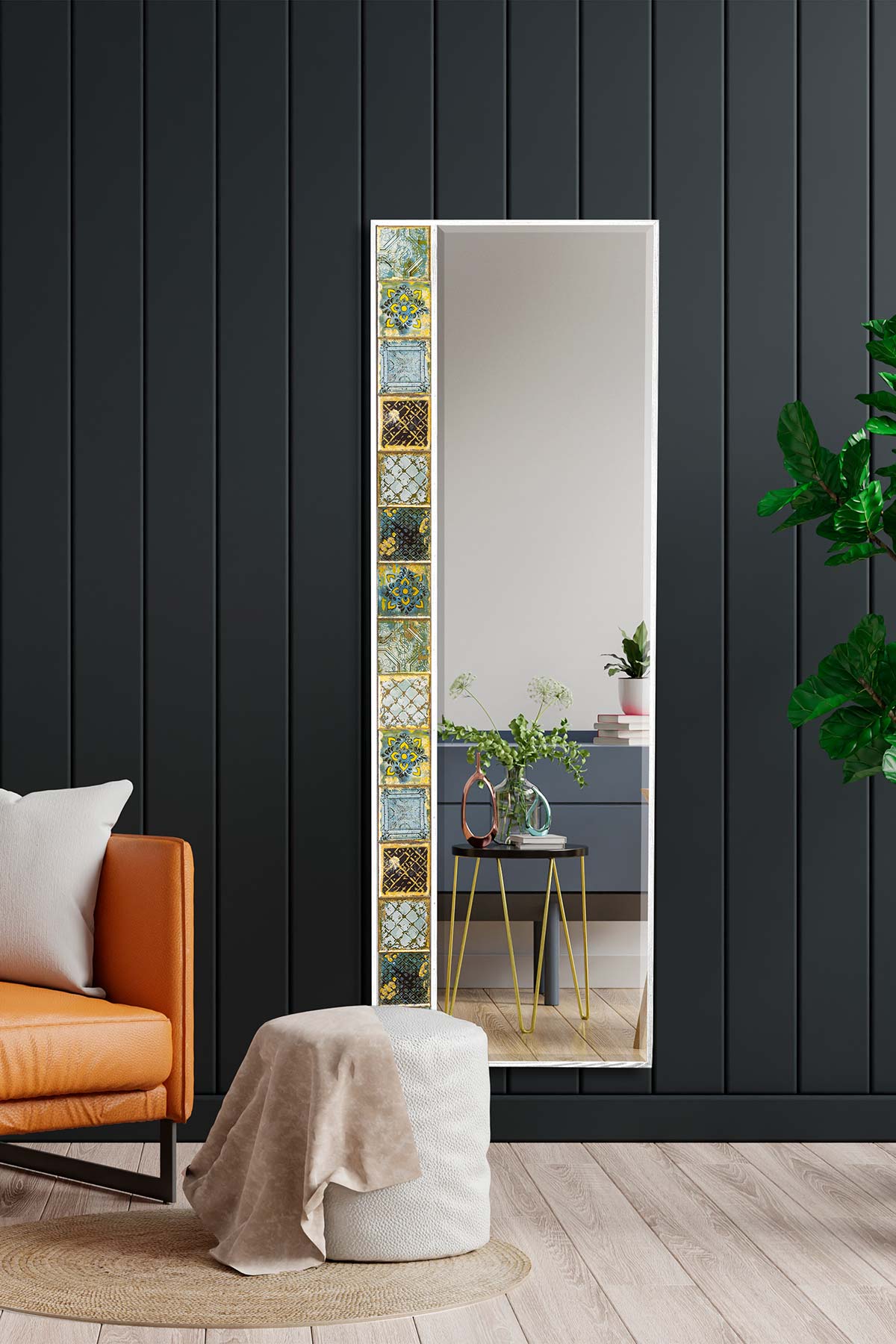 Belgrad Mirror 50x148 - Sculpo