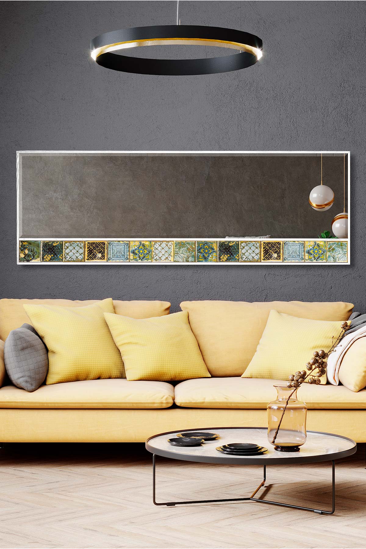 Belgrad Mirror 50x148 - Sculpo
