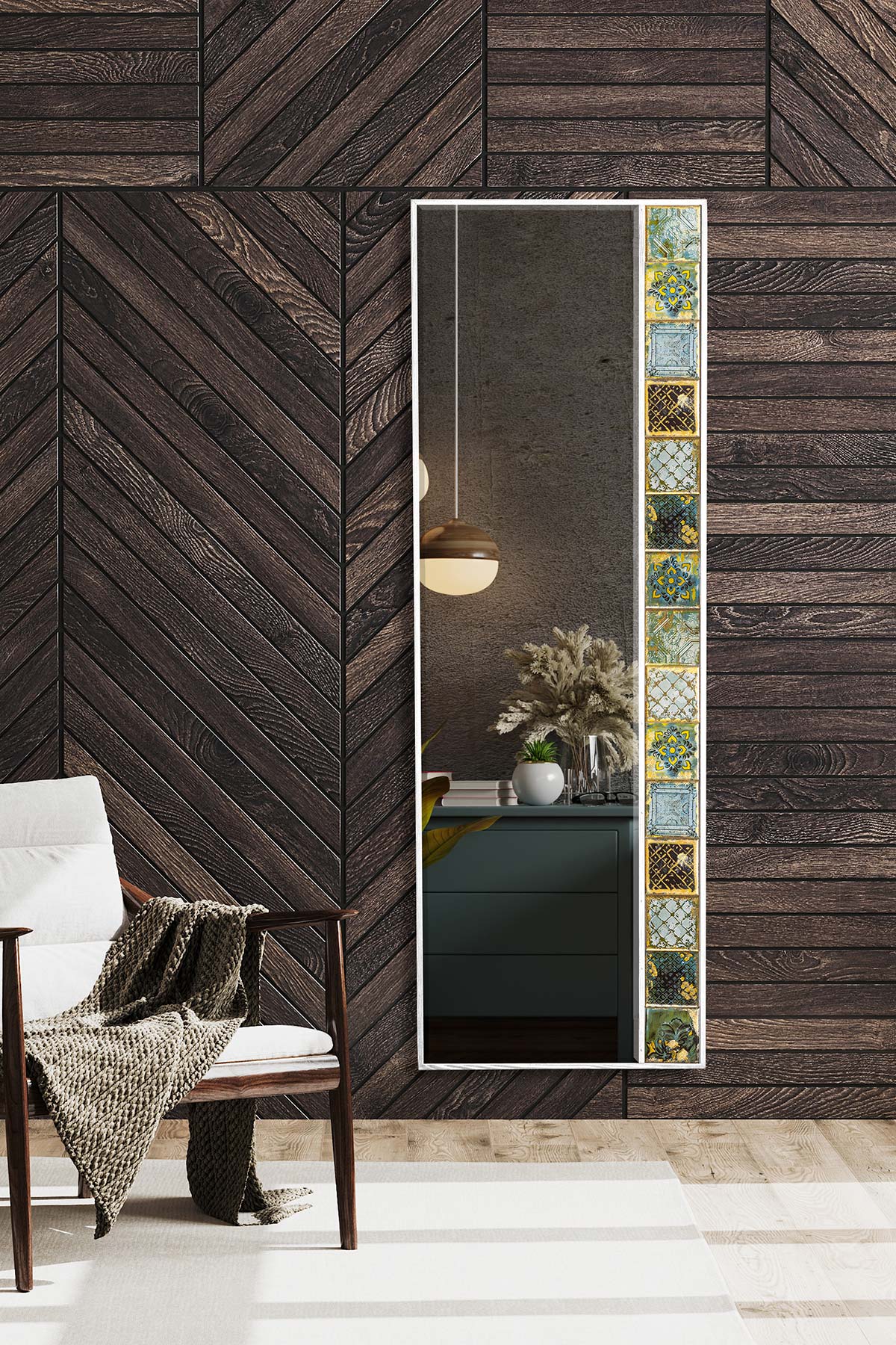 Belgrad Mirror 50x148 - Sculpo