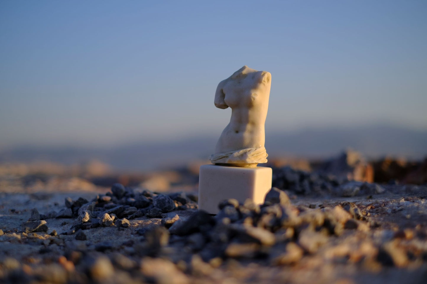 Female Torso Antique Marble home decor - Sculpo