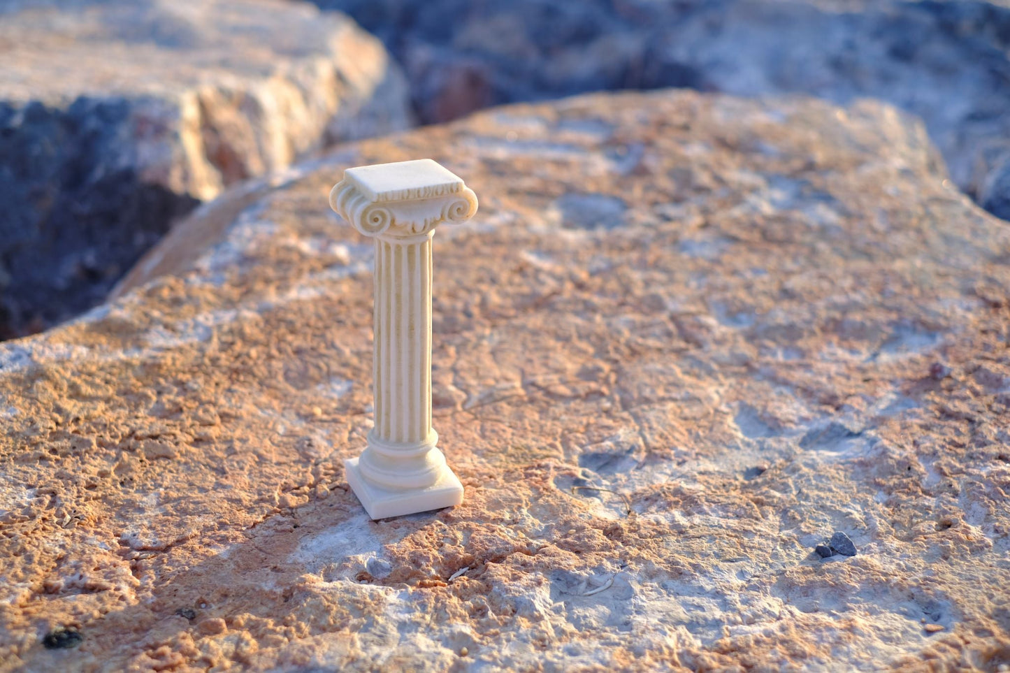 Ionic Ancient Greek Column HOME DECORATION Marble - Sculpo
