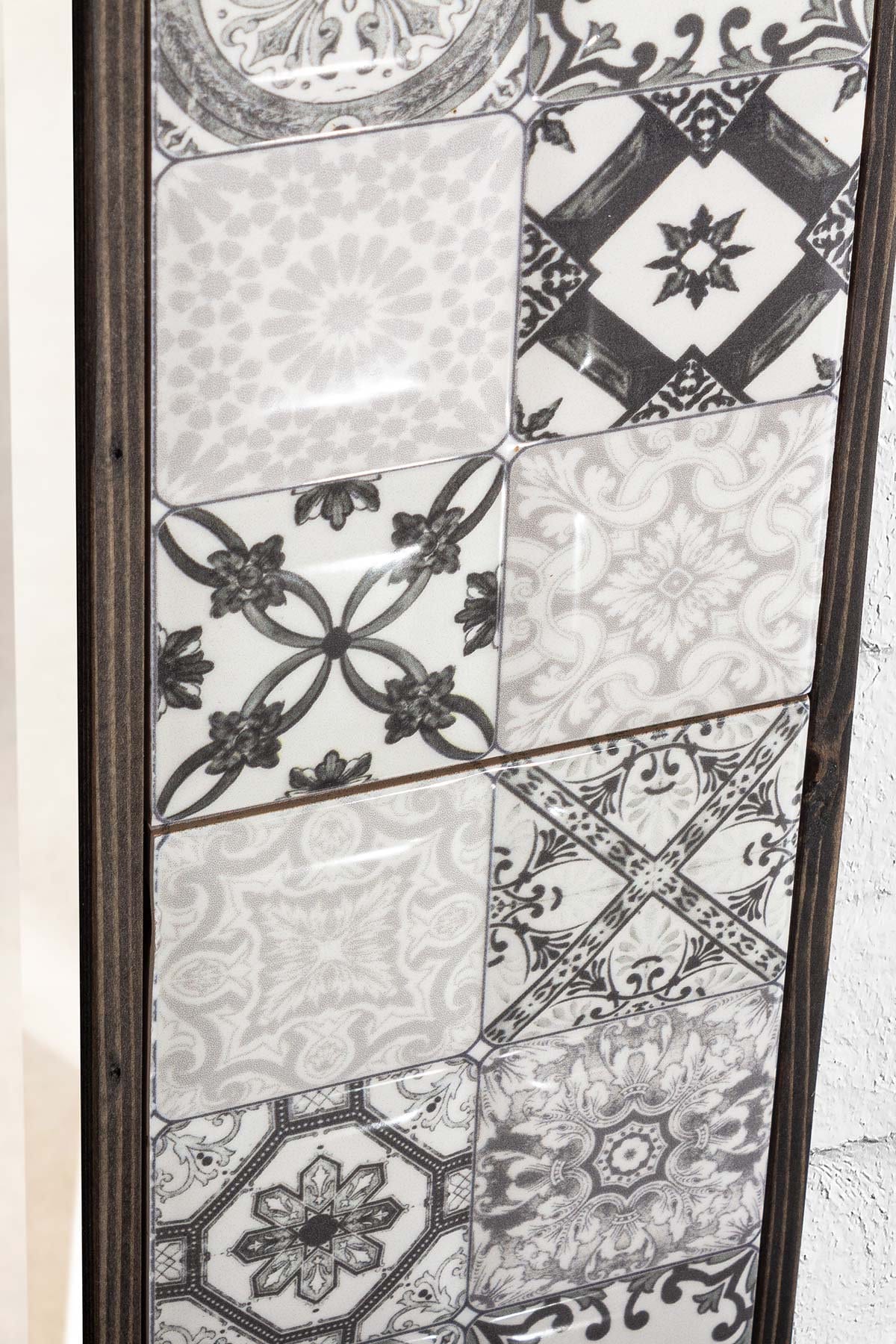 Boho Chic Handcrafted Ceramic Mirror: Unique Artistry for Stunning Home Décor