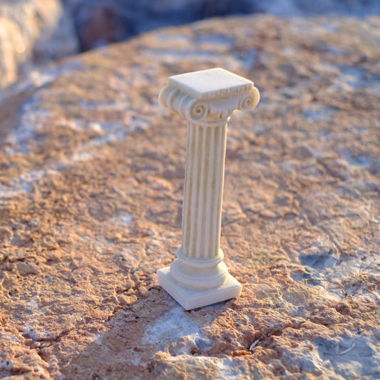 Ionic Ancient Greek Column HOME DECORATION Marble - Sculpo